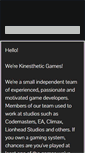 Mobile Screenshot of kinestheticgames.com